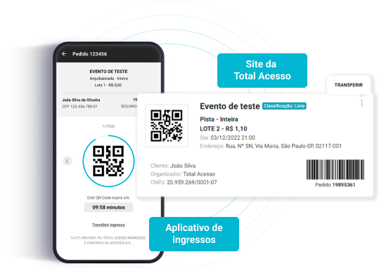 Total Acesso - Aplicativo Ingressos